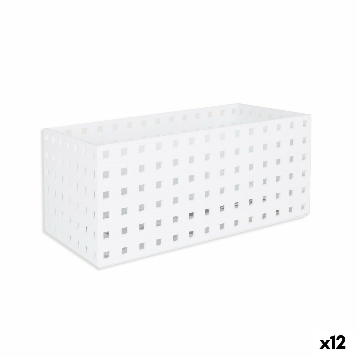 Organizador de Gavetas Confortime Branco 27,5 x 13,5 x 12,2 cm (12 Unidades) - EcoNest