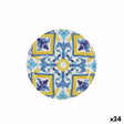 Conjunto de tampas Sarkap Mosaico 6 Peças 8,5 x 0,8 cm (24 Unidades) - EcoNest