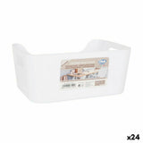 Cesta Multiusos Confortime Branco 24 x 16,5 x 10 cm (24 Unidades) - EcoNest