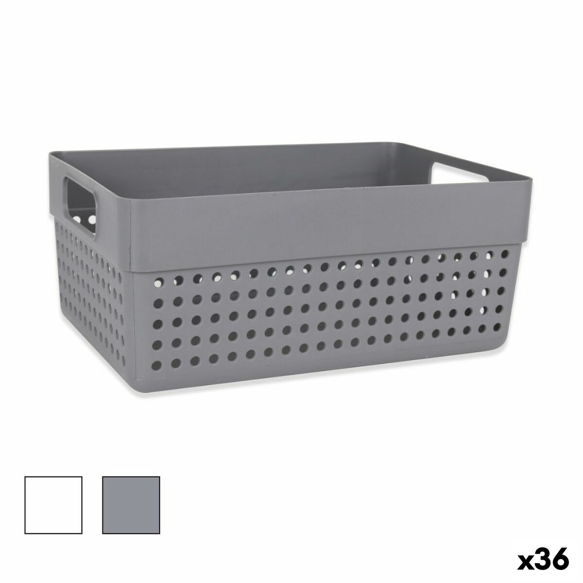 Cesta Multiusos Confortime 23,5 x 15,5 x 10 cm (36 Unidades) - EcoNest