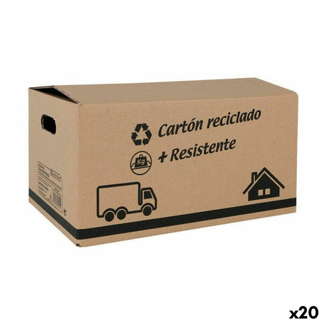 Caixa de Armazenagem com Tampa Confortime Cartão 40 X 25 X 20 cm (20 Unidades) - EcoNest