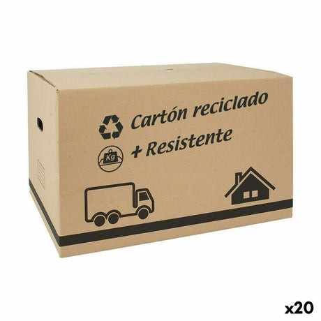 Caixa de Armazenagem com Tampa Confortime Cartão 82 x 50 x 50 cm (20 Unidades) - EcoNest