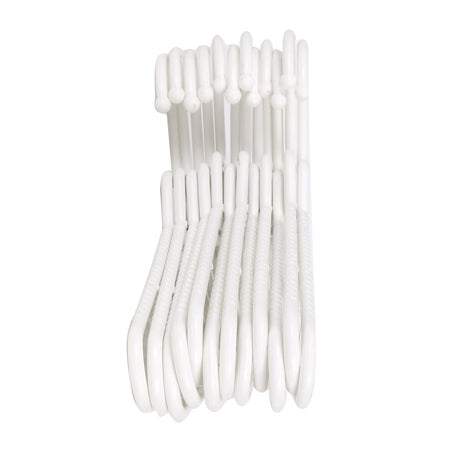 Conjunto de Cabides Dem Branco Plástico 12 Peças 38 x 17,5 cm (8 Unidades) - EcoNest