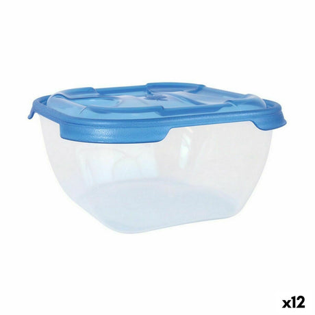 Conjunto de Lancheiras Tontarelli Nuvola 2 L Azul Quadrado 2 Peças (12 Unidades) - EcoNest