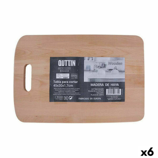 Tábua de corte Quttin 45 x 30 x 1,7 cm (6 Unidades) - EcoNest