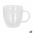 Conjunto de Chávenas Santa Clara Térmica 150 ml Vidro de Borosilicato 2 Peças (2 Unidades) - EcoNest