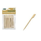 Conjunto de Espetos para Churrascos Algon Bambu 100 Peças 10,5 cm (18 Unidades) - EcoNest