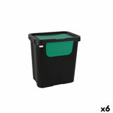 Caixote de Lixo para Reciclagem Tontarelli Moda double Verde (6 Unidades) 24 L - EcoNest