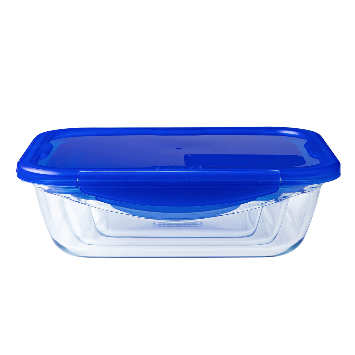 Lancheira Hermética Pyrex Cook & Go 20,5 x 15,5 x 6 cm Azul 800 ml Vidro (6 Unidades) - EcoNest