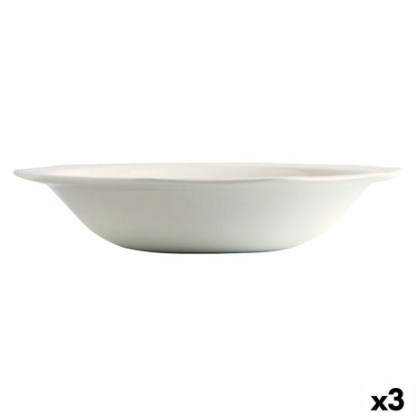 Saladeira Churchill Artic Cerâmica Branco servies (Ø 27,5 cm) (3 Unidades) - EcoNest