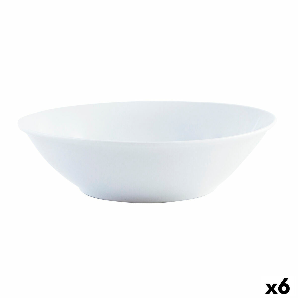 Saladeira Quid Basic Cerâmica Branco (23 cm) (6 Unidades) - EcoNest
