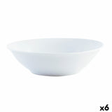 Saladeira Quid Basic Cerâmica Branco (23 cm) (6 Unidades) - EcoNest