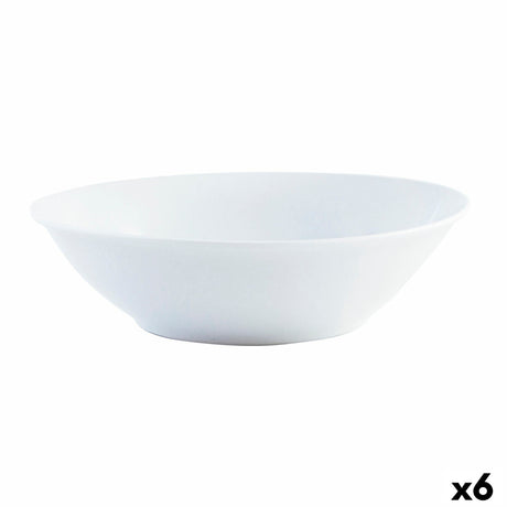Saladeira Quid Basic Cerâmica Branco (23 cm) (6 Unidades) - EcoNest