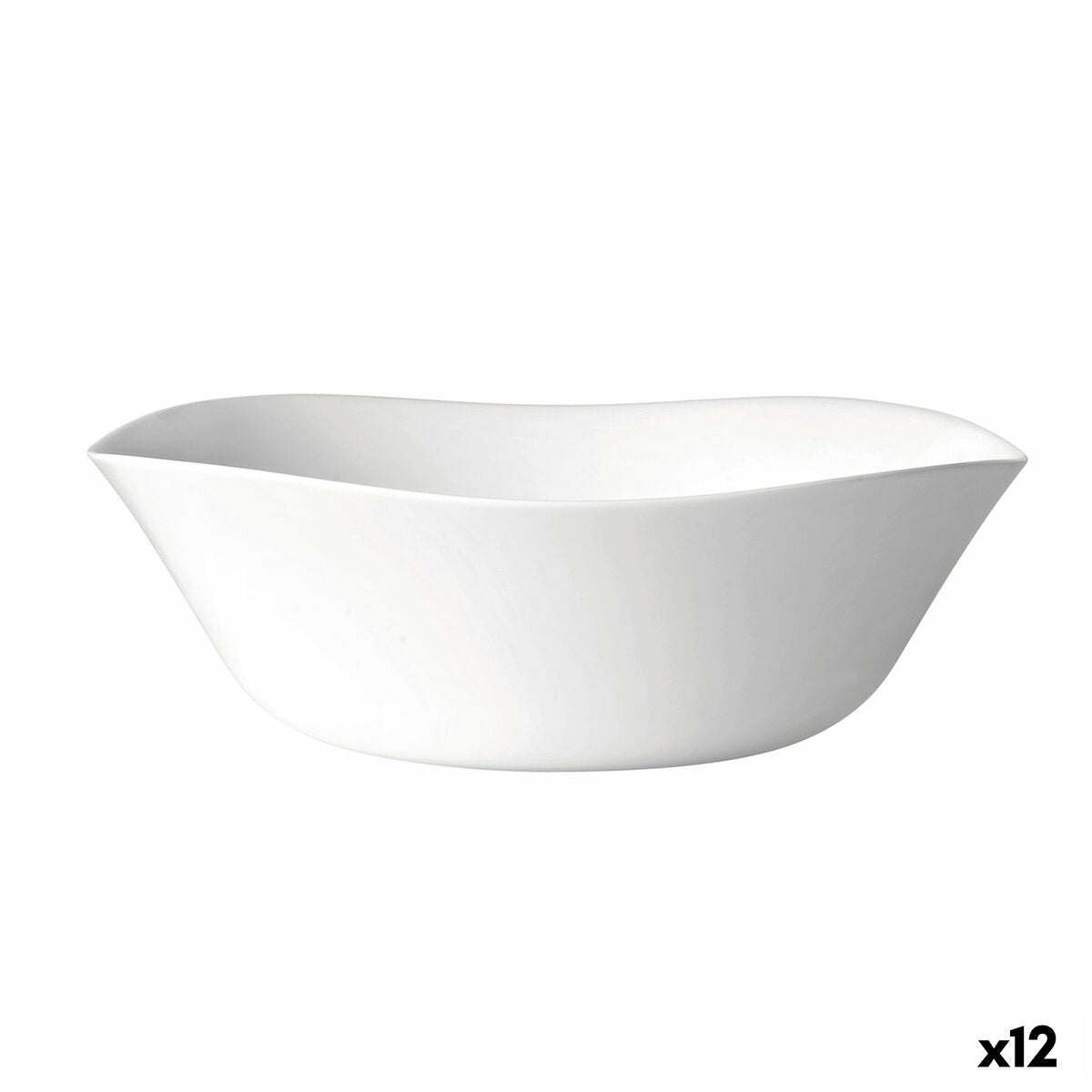 Saladeira Bormioli Rocco Parma Branco Vidro (24 cm) (12 Unidades) - EcoNest