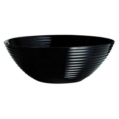 Saladeira Luminarc Harena Preto Vidro (Ø 27 cm) (6 Unidades) - EcoNest