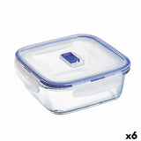 Lancheira Hermética Luminarc Pure Box Active 1,22 L Duas cores Vidro (6 Unidades) - EcoNest