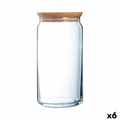 Frasco Luminarc Pav Transparente Vidro (1,5 L) (6 Unidades) - EcoNest