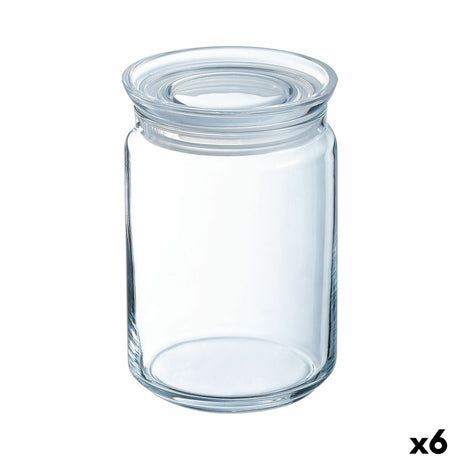 Frasco Luminarc Pav Transparente Silicone Vidro 750 ml (6 Unidades) - EcoNest