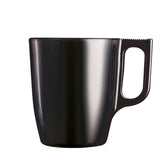 Caneca Luminarc Flashy Preto 250 ml Vidro (6 Unidades) - EcoNest