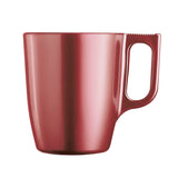 Caneca Luminarc Flashy Vermelho 250 ml Vidro (6 Unidades) - EcoNest