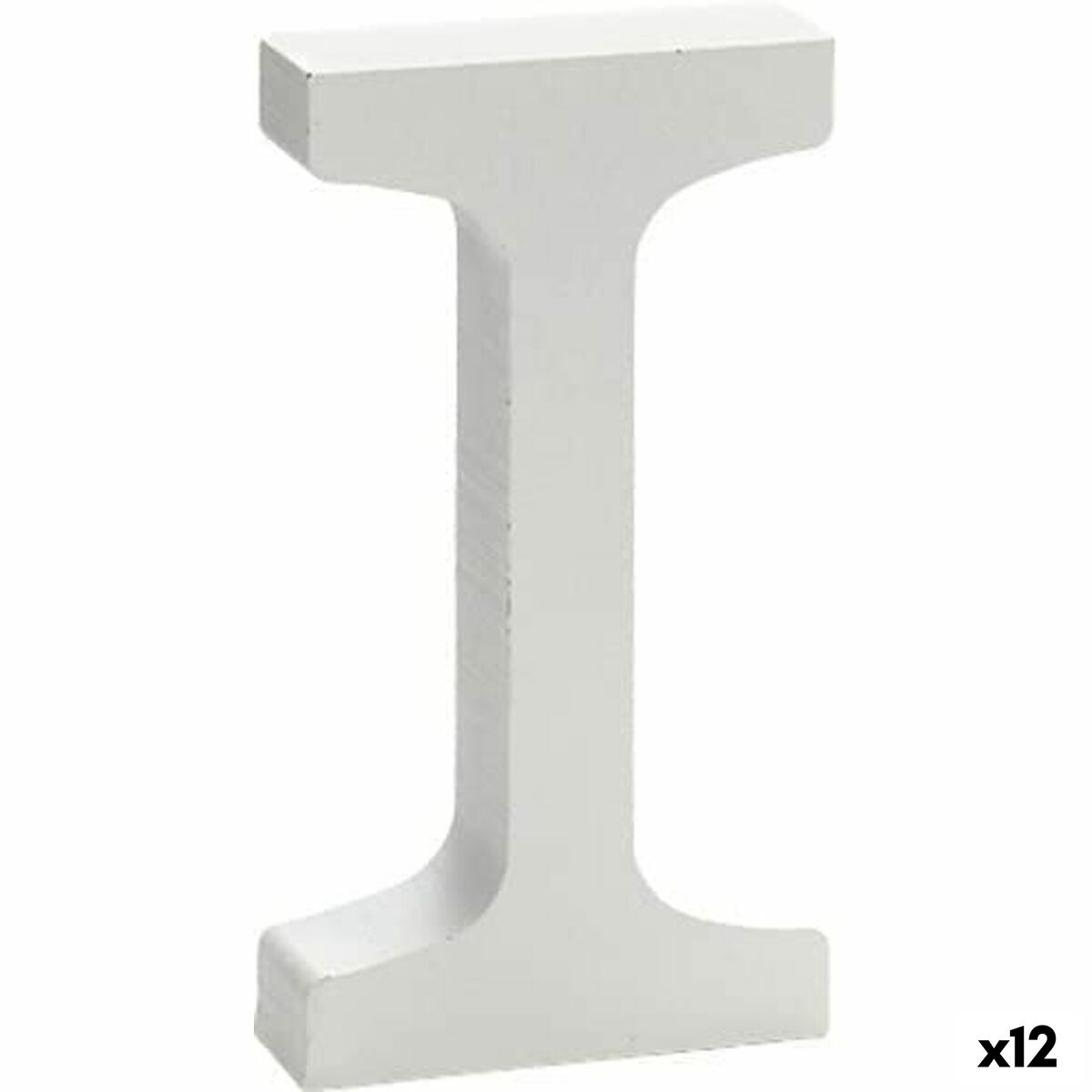 Decoração de Parede Letra I (1,8 x 21 x 17 cm) (12 Unidades) - EcoNest