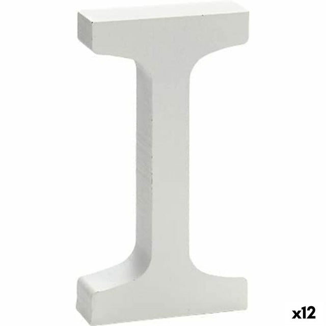 Decoração de Parede Letra I (1,8 x 21 x 17 cm) (12 Unidades) - EcoNest