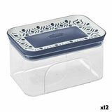 Bote Stefanplast Hermético 10,3 x 8 x 15,5 cm Azul Plástico 700 ml (12 Unidades) - EcoNest
