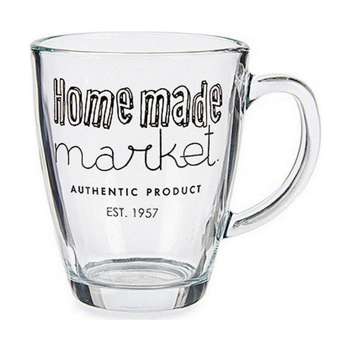 Caneca Transparente Vidro 6 Unidades (320 ml) - EcoNest
