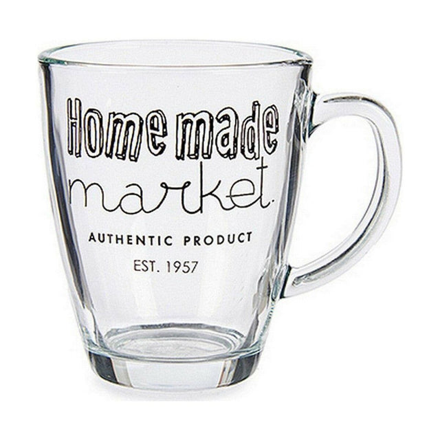 Caneca Transparente Vidro 6 Unidades (320 ml) - EcoNest
