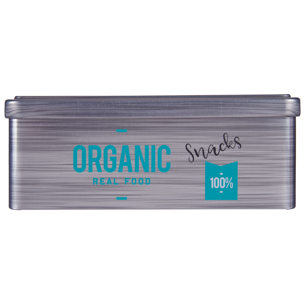 Bote Organic Snacks Cinzento Folha de Flandres (11 x 7,1 x 18 cm) (24 Unidades) - EcoNest