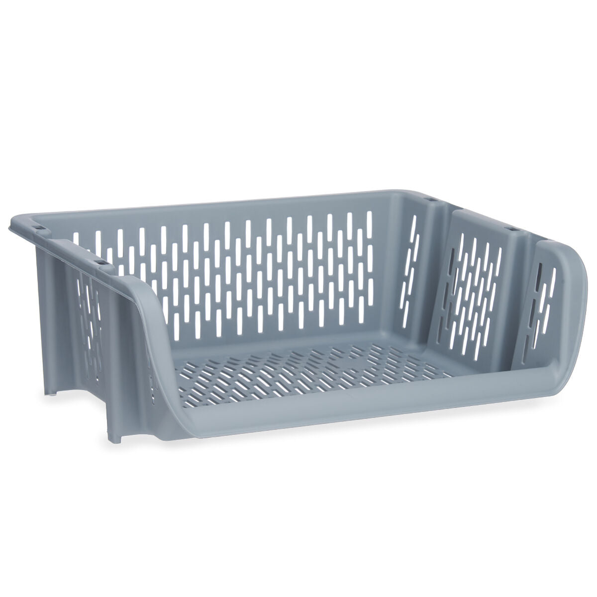 Cesta para verduras Cinzento Polipropileno (30 x 13,5 x 38,7 cm) (24 Unidades) - EcoNest