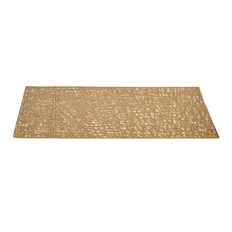 Individuais Dourado Plástico (45 x 0,01 x 30 cm) (12 Unidades) - EcoNest