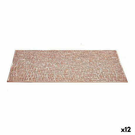 Individuais Cor de Rosa Plástico (45 x 0,01 x 30 cm) (12 Unidades) - EcoNest