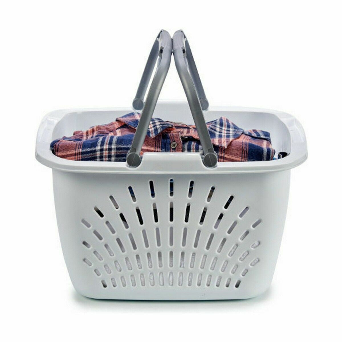 Cesta Multiusos Stefanplast Com pegas Plástico 18 L 39 x 21,5 x 39 cm (30 Unidades) - EcoNest
