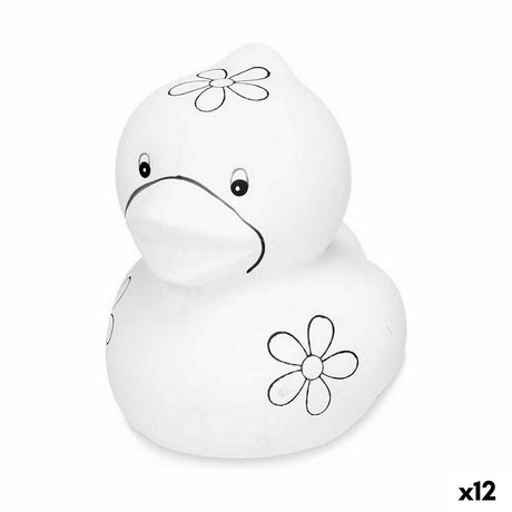 Caixa de pintura Pato 9,2 x 12 x 10,2 cm Cerâmica (12 Unidades) - EcoNest