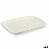 Escorredor Branco Plástico 27 x 3 x 36,3 cm (24 Unidades) - EcoNest