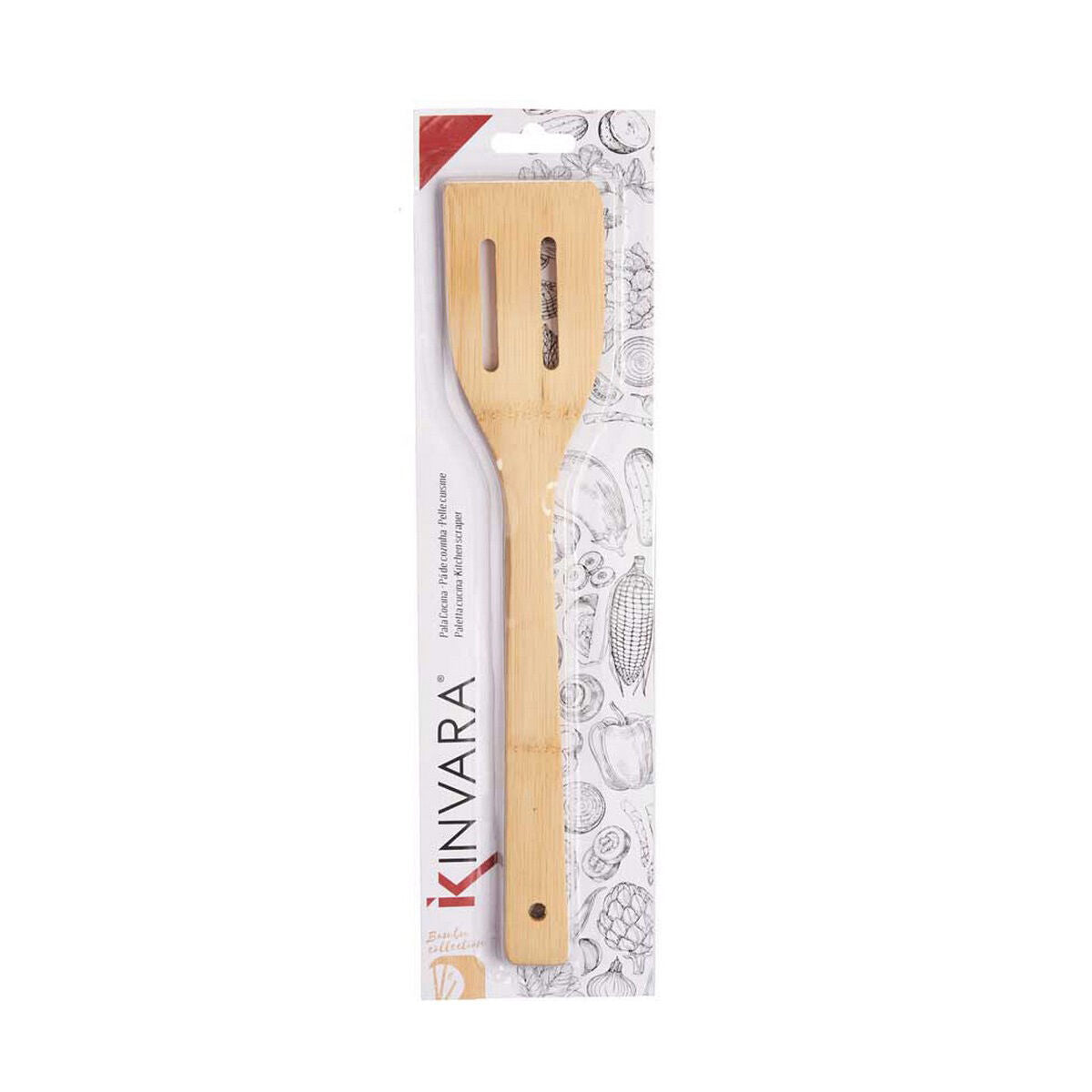 Espátula de Cozinha 30 cm Bambu (12 Unidades) - EcoNest