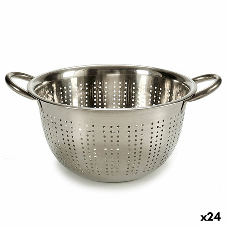Passador Prateado Aço inoxidável 24 x 12,5 x 30,5 cm (24 Unidades) - EcoNest