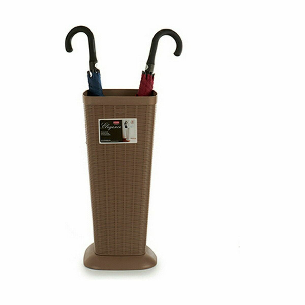 Suporte de guarda-chuva Stefanplast Elegance Bege Plástico 25,3 x 57 x 25,3 cm (6 Unidades) - EcoNest