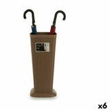Suporte de guarda-chuva Stefanplast Elegance Bege Plástico 25,3 x 57 x 25,3 cm (6 Unidades) - EcoNest