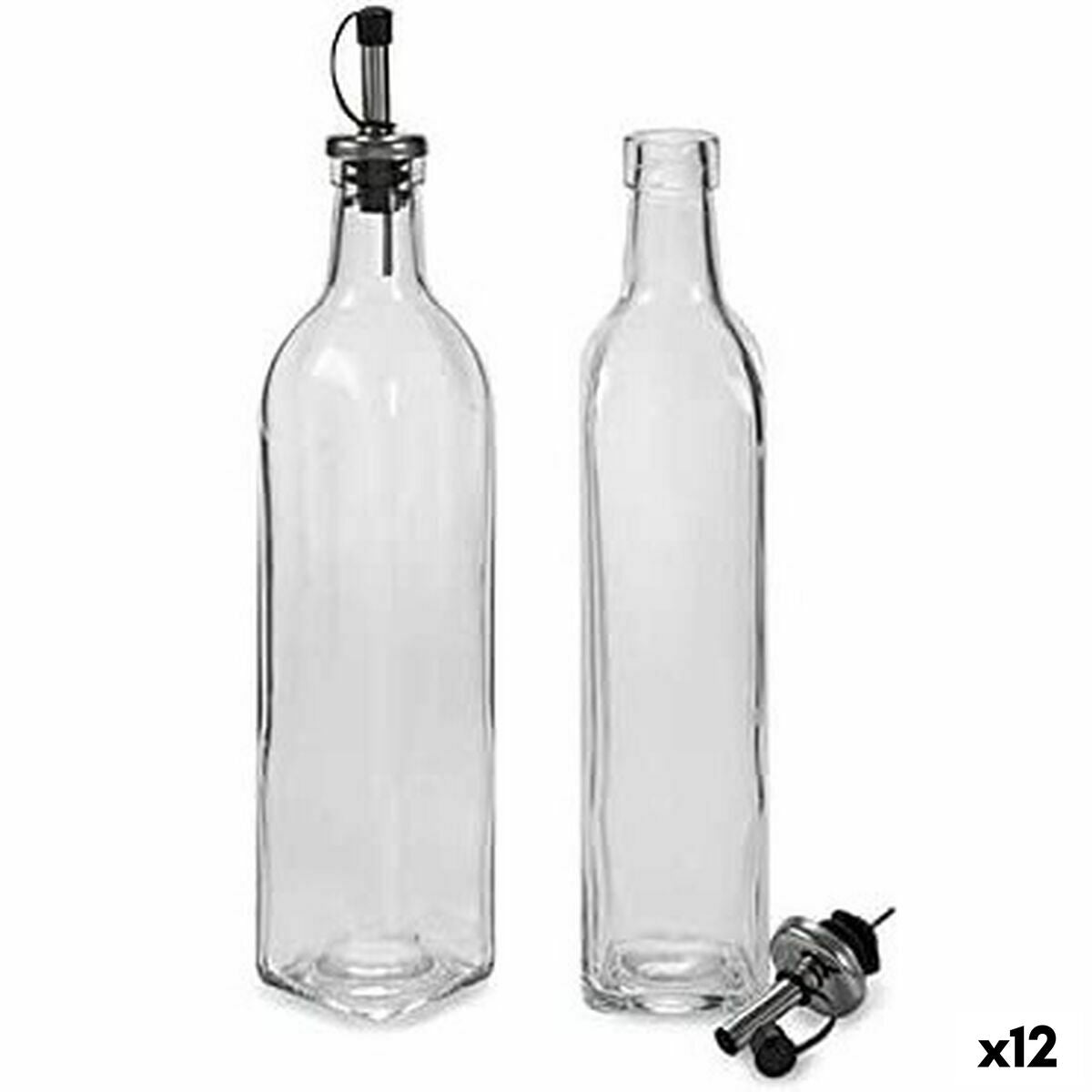 Galheteiro 2 x 50 ml Transparente Cristal (12 Unidades) - EcoNest