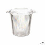Balde de Gelo Riscas Plástico 16,5 x 17 x 21 cm (12 Unidades) - EcoNest