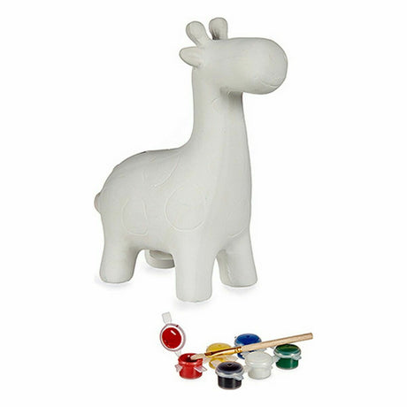 Caixa de pintura Girafa Cerâmica 6,8 x 16,2 x 13,2 cm (12 Unidades) - EcoNest