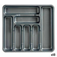 Organizador de Talheres Cinzento Plástico 39 x 5 x 42,5 cm (15 Unidades) - EcoNest