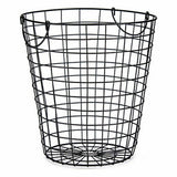 Cesto Com pegas Preto Aço 30 x 30 x 30 cm (8 Unidades) - EcoNest