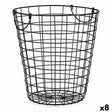 Cesto Com pegas Preto Aço 30 x 30 x 30 cm (8 Unidades) - EcoNest