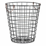 Cesto Com pegas Preto Aço 30 x 30 x 30 cm (12 Unidades) - EcoNest