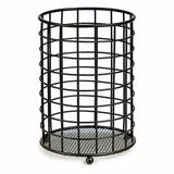 Escorredor de Talheres Preto Aço 12,8 x 17,5 x 12,8 cm (12 Unidades) - EcoNest