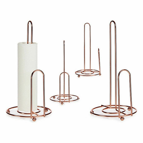 Porta-Rolos de Cozinha Cobre Aço 15,5 x 32 x 16 cm (12 Unidades) - EcoNest