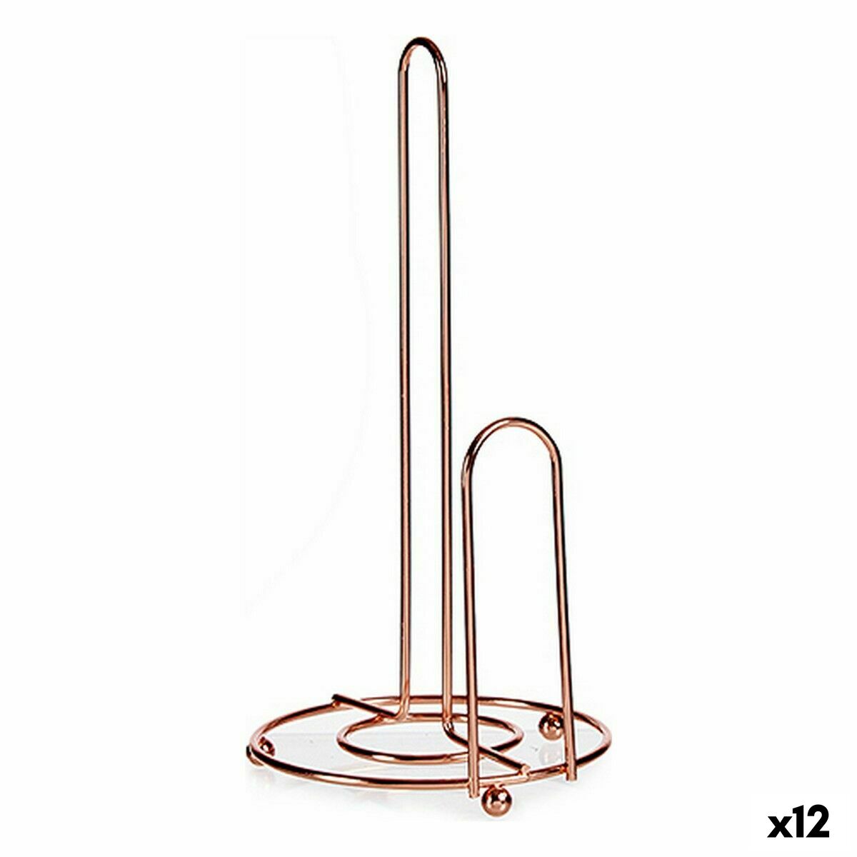 Porta-Rolos de Cozinha Cobre Aço 15,5 x 32 x 16 cm (12 Unidades) - EcoNest